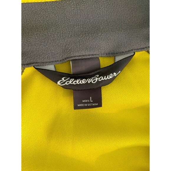 Eddie Bauer Mens‎ Lightweight Weatherproof Yellow Jacket Size L - Picture 4 of 6